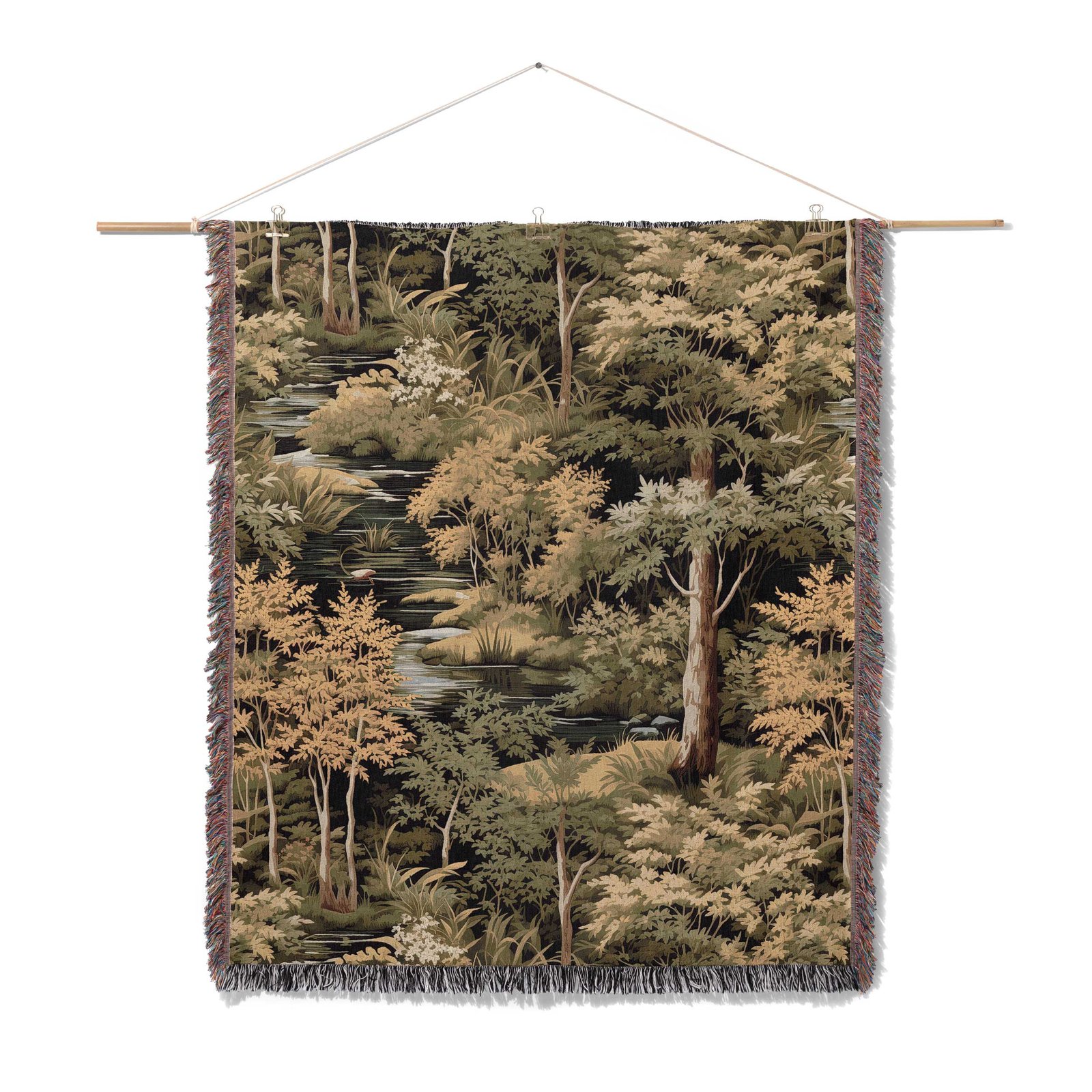 Woven-Blanket-trees-wall-art