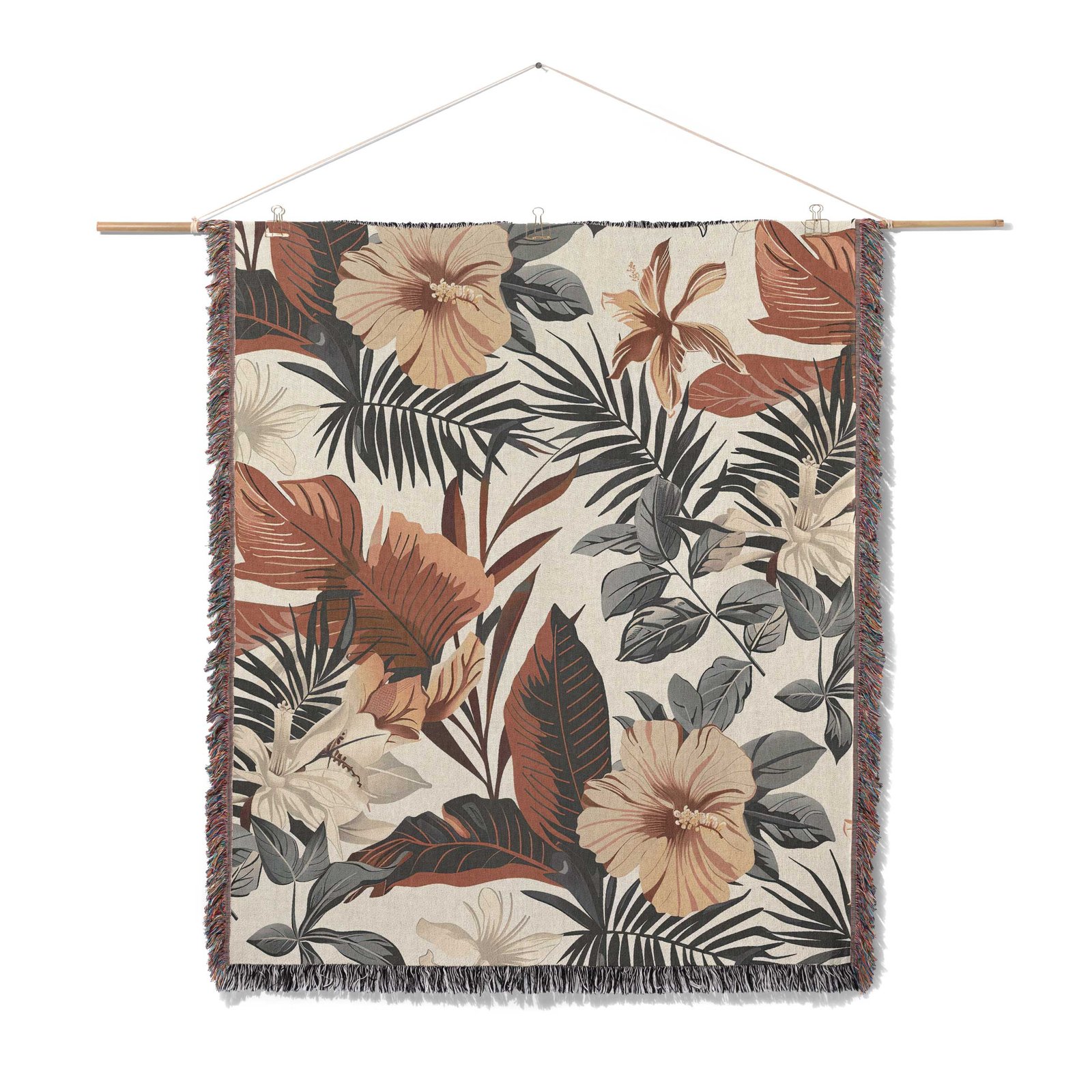 Woven-Blanket-tropical-02-wall-art